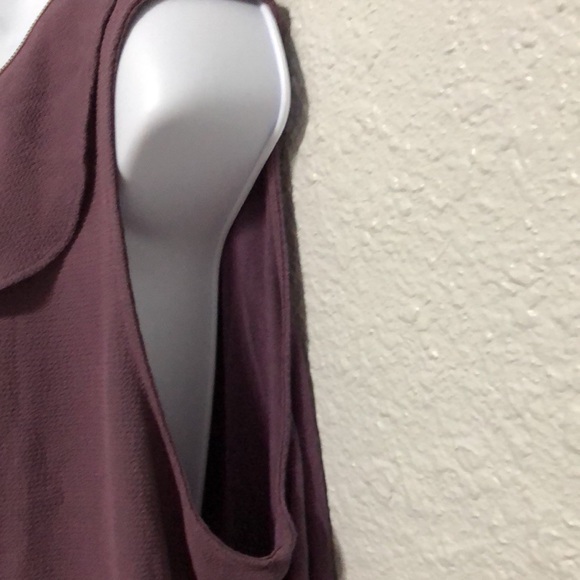 Tempted Purple Ruffled Blouse Womens Plus  Size 2X - Picture 8 of 11